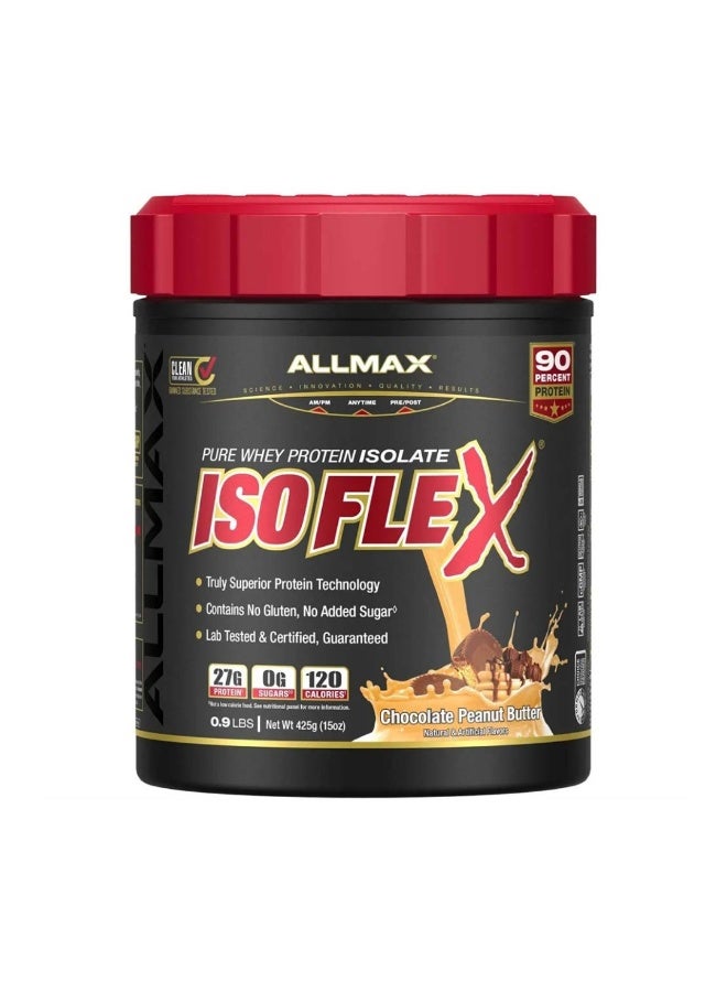 Allmax Isoflex 100% Pure Whey Protein Isolate, Chocolate Peanut Butter, 425 Gm